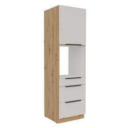 Szafka kuchenna słupek 60 DPS-210 3S 1F KASZMIR + Dąb Artisan