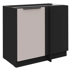 Szafka dolna narożna 105 ND 1F BB KASZMIR + Czarny