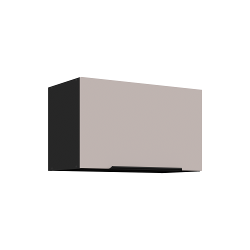 Przejdź do produktu Szafka górna do zabudowy okapu 60 GU-36 1F KASZMIR + Czarny