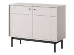 Komoda 2D OLMA 104 x 83 x 39 cm meble do salonu w stylu japandi, kaszmir