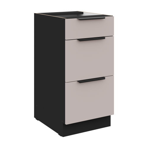 Przejdź do produktu Szafka dolna 40 D 3S BB KASZMIR + Czarny