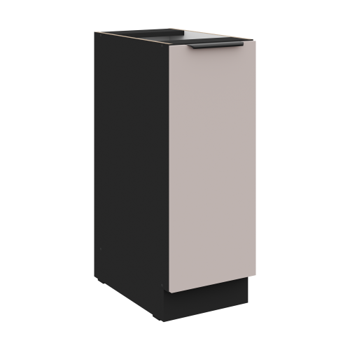 Przejdź do produktu Szafka dolna 30 D CARGO BB wysuwana z koszem KASZMIR + Czarny