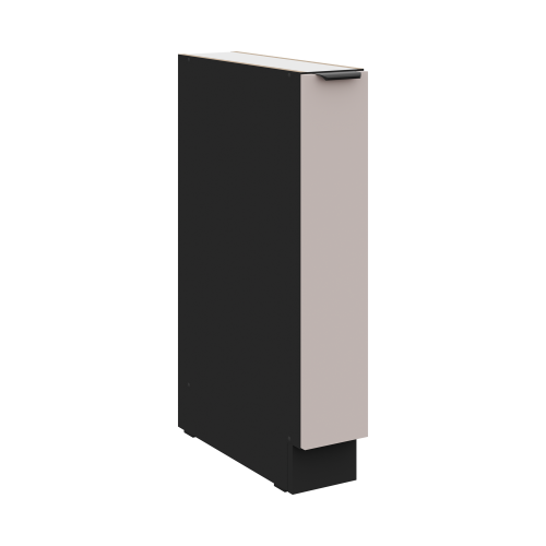 Przejdź do produktu Szafka dolna 15 D CARGO BB wysuwana z koszem KASZMIR + Czarny