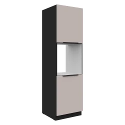 Szafka kuchenna słupek 60 DP-210 2F KASZMIR + Czarny
