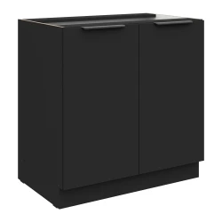 Szafka dolna DECO 80 D 2F BB CZARNY MAT