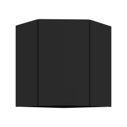 Szafka górna narożna DECO 60 x 60 cm GN-72 1F (45°) CZARNY MAT