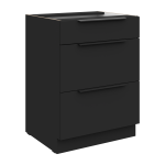 Szafka dolna DECO 60 D 3S BB CZARNY MAT