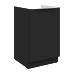 Szafka dolna DECO 50 ZL 1F BB zabudowa pod zlew CZARNY MAT
