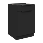 Szafka dolna DECO 50 D 1F 1S BB CZARNY MAT