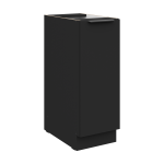 Szafka dolna DECO 30 D CARGO BB wysuwana z koszem CZARNY MAT