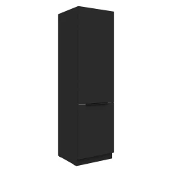 Szafka kuchenna słupek DECO 60 LO-210 2F CZARNY MAT