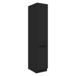 Szafka kuchenna słupek DECO 40 DK-210 2F CZARNY MAT