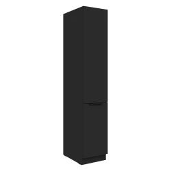 Szafka kuchenna słupek DECO 40 DK-210 2F CZARNY MAT