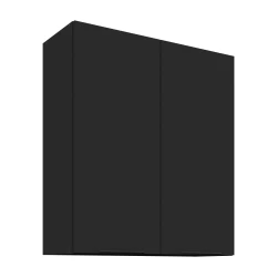 Szafka górna DECO 80 G - 90 2F CZARNY MAT