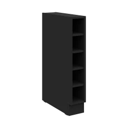 Szafka dolna otwarta 15 cm DECO 15 D OTW. CZARNY MAT