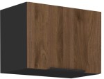 Szafka górna do zabudowy okapu DENVER 50 GU-36 1F ORZECH OKAPI/ CZARNY