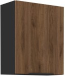 Szafka górna DENVER 60 G-72 1F ORZECH OKAPI / CZARNY