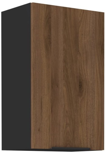 Przejdź do produktu Szafka górna DENVER 45 G-72 1F ORZECH OKAPI / CZARNY
