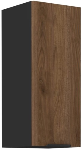 Przejdź do produktu Szafka górna DENVER 30 G-72 1F ORZECH OKAPI / CZARNY