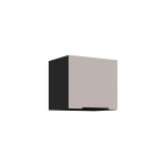 Szafka górna do zabudowy okapu 40 GU-36 1F KASZMIR + Czarny