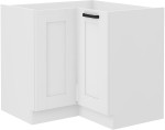 Szafka dolna narożna LILA 90x90 cm 2F BB BIAŁY MAT