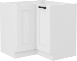 Szafka dolna narożna LILA 90x90 cm 2F BB BIAŁY MAT