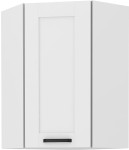 Szafka górna narożna 60 x 60 cm LILA GN-90 1F (45°) BIAŁY MAT