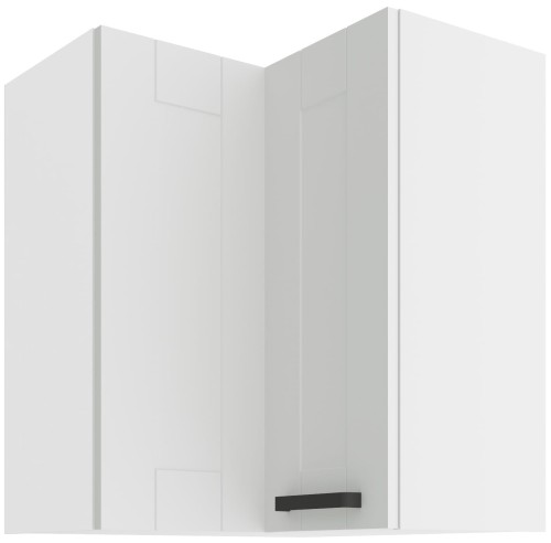 Przejdź do produktu Szafka górna narożna 60 x 60 cm LILA GN-72 2F (90°) BIAŁY MAT