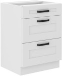 Szafka dolna LILA 60 D 3S BB BIAŁY MAT