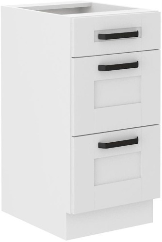 Przejdź do produktu Szafka dolna LILA 40 D 3S BB BIAŁY MAT