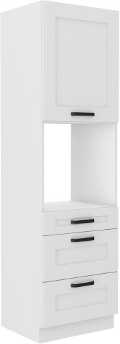 Przejdź do produktu Szafka kuchenna słupek LILA 60 DPS-210 3S 1F BIAŁY MAT