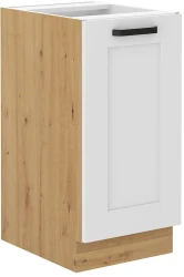 Szafka dolna LILA 40 D 1F BB BIAŁY MAT / DĄB ARTISAN