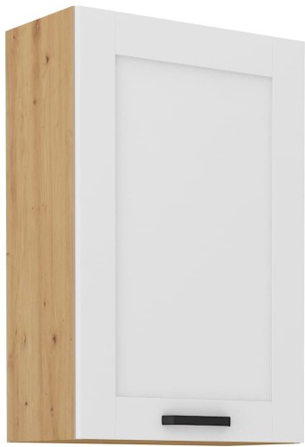 Przejdź do produktu Szafka górna 60 cm LILA 60 G - 90 1F BIAŁY MAT / DĄB ARTISAN
