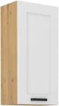 Szafka górna 45 cm LILA 45 G-90 1F BIAŁY MAT / DĄB ARTISAN