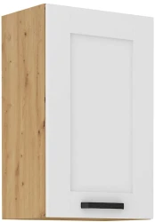 Szafka górna 45 cm LILA 45 G-72 1F BIAŁY MAT / DĄB ARTISAN
