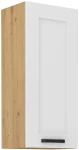 Szafka górna 40cm LILA 40 G-90 1F BB BIAŁY MAT / DĄB ARTISAN