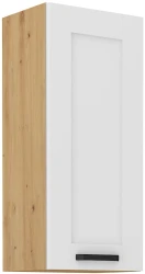 Szafka górna 40cm LILA 40 G-90 1F BB BIAŁY MAT / DĄB ARTISAN