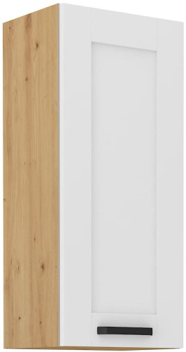 Przejdź do produktu Szafka górna 40cm LILA 40 G-90 1F BB BIAŁY MAT / DĄB ARTISAN