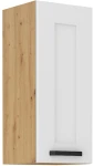 Szafka górna 30cm LILA 30 G-72 1F BIAŁY MAT / DĄB ARTISAN