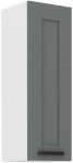 Szafka górna 30cm LILA 30 G-90 1F CIEMNOSZARY MAT / BIAŁY