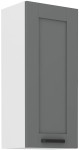 Szafka górna 40cm LILA 40 G-90 1F BB CIEMNOSZARY MAT / BIAŁY