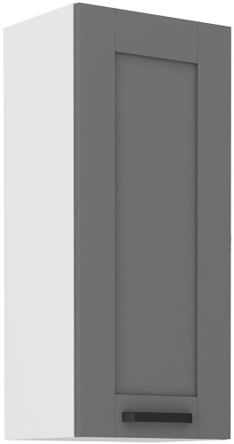 Przejdź do produktu Szafka górna 40cm LILA 40 G-90 1F BB CIEMNOSZARY MAT / BIAŁY