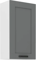 Szafka górna 50 cm LILA 50 G-90 1F CIEMNOSZARY MAT / BIAŁY
