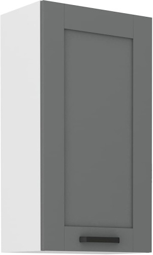 Przejdź do produktu Szafka górna 50 cm LILA 50 G-90 1F CIEMNOSZARY MAT / BIAŁY