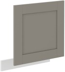 Front do zabudowy zmywarki 60 cm LILA ZM 570 x 596 JASNOSZARY MAT / BIAŁY