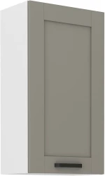 Szafka górna 50 cm LILA 50 G-90 1F JASNOSZARY MAT / BIAŁY