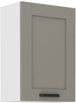 Szafka górna 50 cm LILA 50 G-72 1F BB JASNOSZARY MAT / BIAŁY