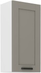 Szafka górna 45 cm LILA 45 G-90 1F JASNOSZARY MAT / BIAŁY