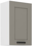 Szafka górna 45 cm LILA 45 G-72 1F JASNOSZARY MAT / BIAŁY