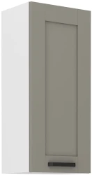 Szafka górna 40cm LILA 40 G-90 1F JASNOSZARY MAT / BIAŁY
